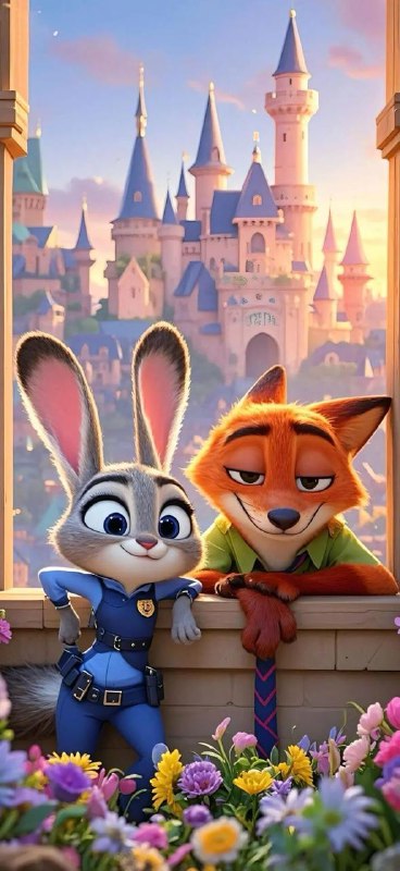 名称：疯狂动物城2  精选超清4K壁纸描述：精选朱迪与尼克可爱壁纸，涵盖毛绒系列、3D立体效果、简约设计等多款风格