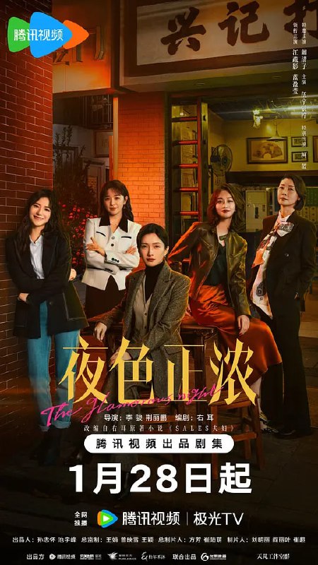 名称：夜色正浓 (2026)描述：一场盛宴之下的狂欢，让隐藏已久的暗涌浮现，唤醒了所有装睡的人，也触发了GST酒业各层人士的生存危机