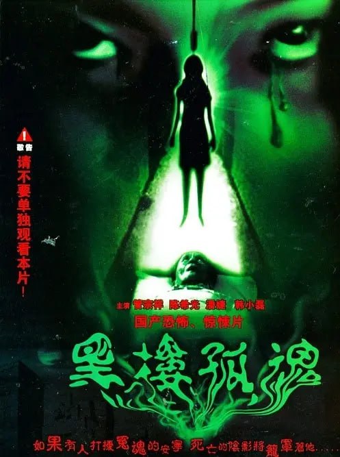 名称：黑楼孤魂 (1989)描述：文革中，少女小菊一家遭人迫害，小菊本人被吊死在自家，凶手将现场伪装成自杀……一晃十几年过去，一部电影正在紧张的拍摄，录音师霍峰（陈希光 饰）对现场效果不甚满意，带女主角于红（潘婕 饰）回住处做音效