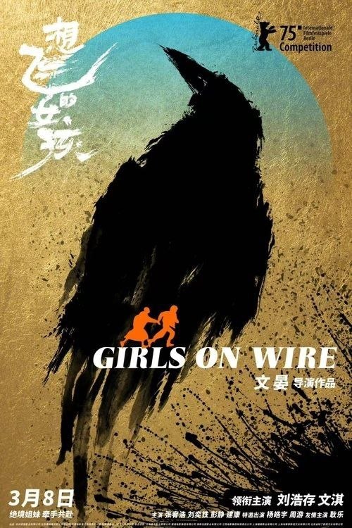 名称：想飞的女孩 (2025) 4K 60帧描述：影片讲述了一对表姐妹二十余年的成长与救赎：拼死逃离毒窟的田恬（刘浩存 饰）走投无路，前去寻找已决裂五年的表姐方笛（文淇 饰）